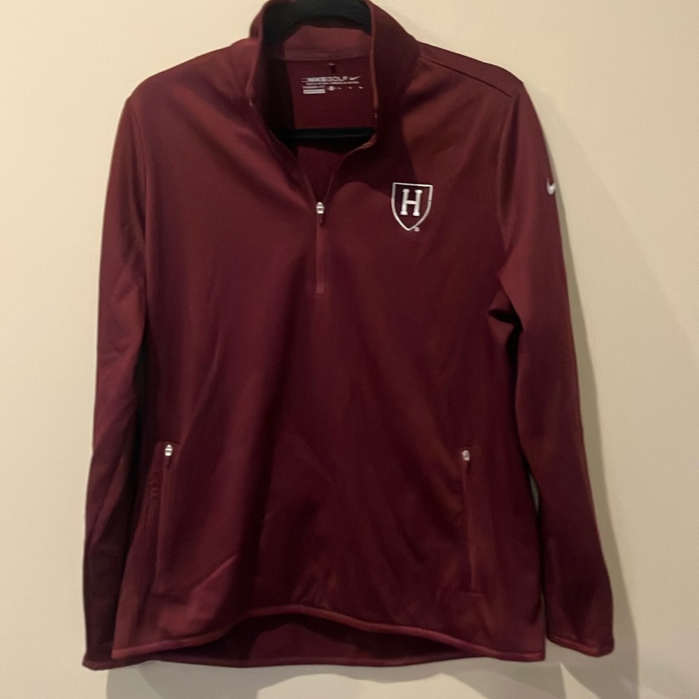 Nike Maroon Quarter-Zip Pullover